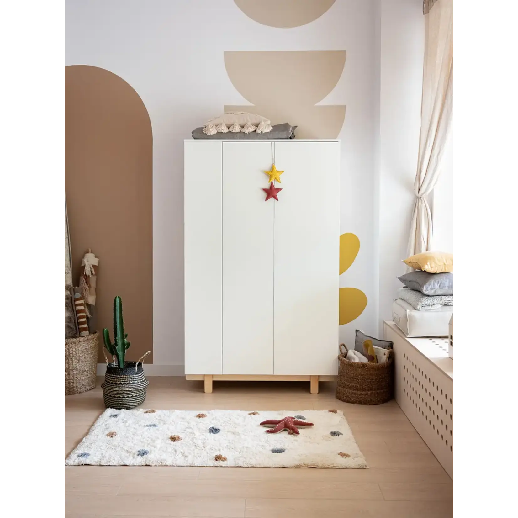 WoodLuck Kledingkast Basic Wood Luck - White