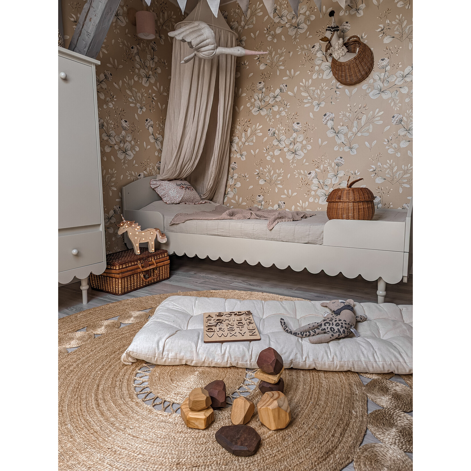 WoodLuck Kinderbed Babushka Pink 90x200cm