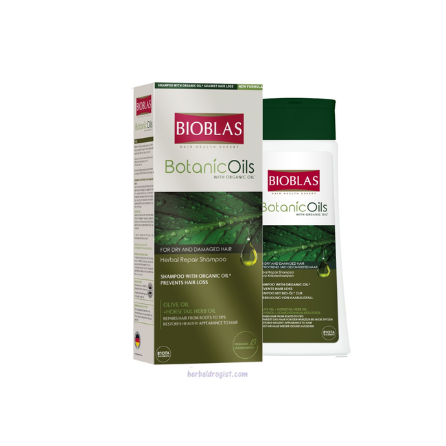 Bioblas Herstel Shampoo 360 ml  (droog/beschadigd haar)