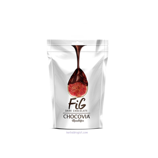 Chocovia  Chocovia Vijgen met pure chocolade 120g