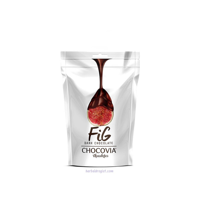 Chocovia  Chocovia Vijgen met pure chocolade 120g