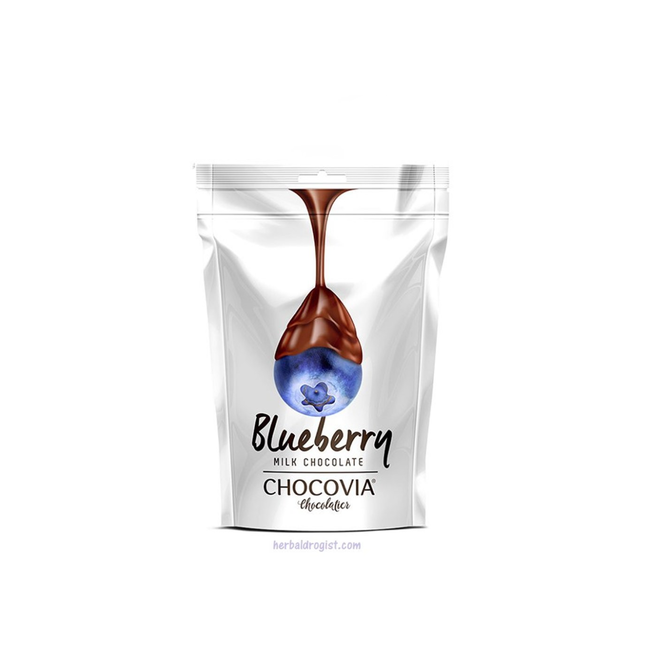 Chocovia  Chocovia Bosbessen met melkchocolade 120g