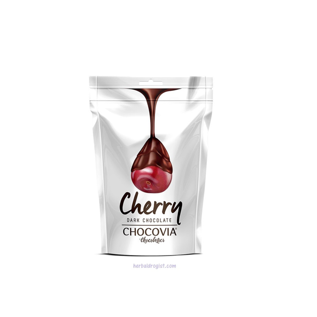 Chocovia  Chocovia Bitter Çikolata Kaplı Kurutulmuş Vişne 120g