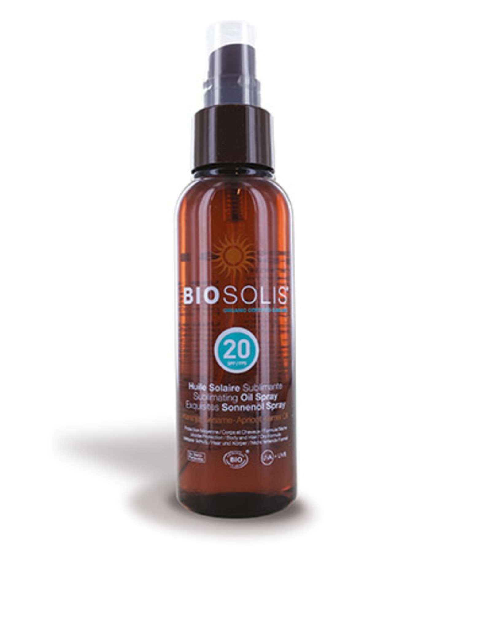 Cursus hulp in de huishouding Arctic Biosolis Zonnebrand Olie SPF 20 100 ml - Herbal Drogist