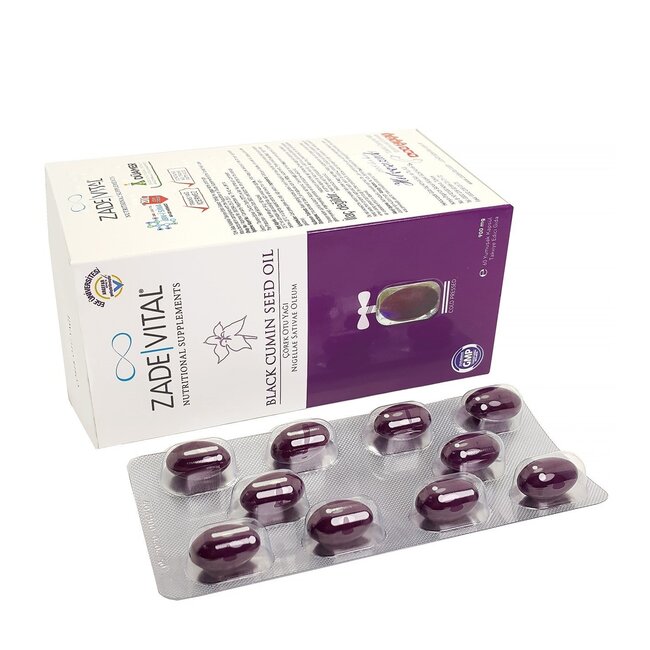 Zade Vital  Schwarzkümmelöl 60 Weichkapseln