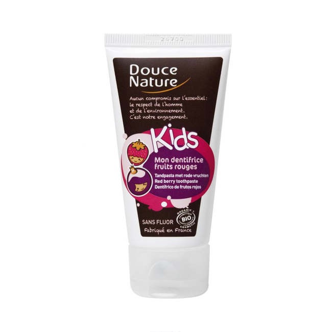 Douce Nature BIO Kindertandpasta Rood Fruit 50 ml