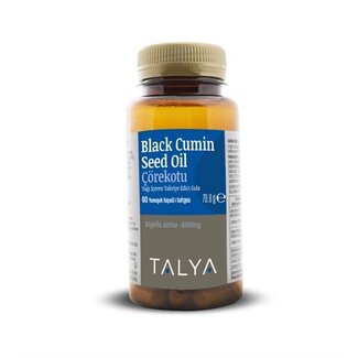 TALYA TALYA Aceite de Semilla de Comino Negro 60 Cápsulas 1000 mg