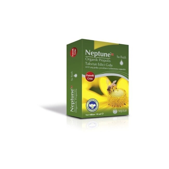 Neptune Neptune Organic Propolis Water-Based Drops 50 ml (Non-Alcoholic)