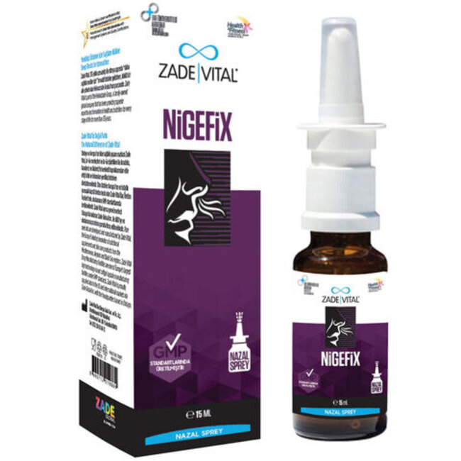 Zade Vital Nigefix Nazal Burun Spreyi 10 ml (Nemlendirici Burun Spreyi)