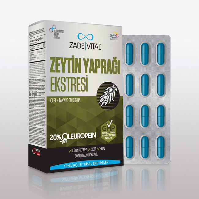 Zade Vital Zade Vital Zeytin Yaprağı Ekstresi 60 Kapsül