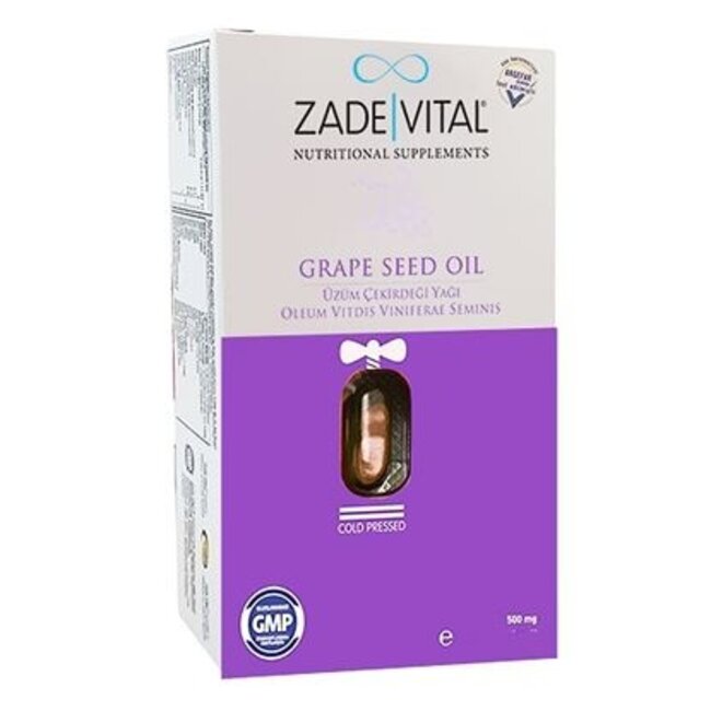 Zade Vital Zade Vital Druivenpitolie 500 Mg 60 Capsules