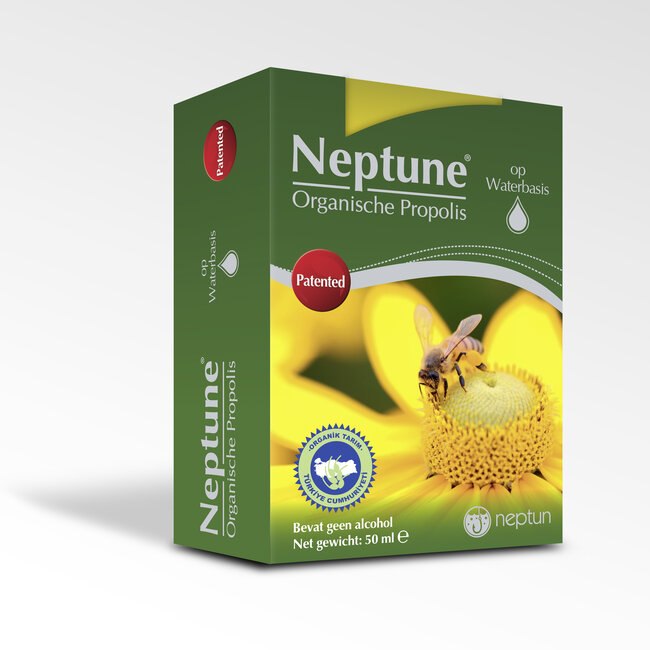 Neptune Neptune Organic Propolis Water-Based Drops 50 ml (Non-Alcoholic)