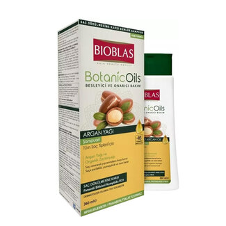 Bioblas Shampooing à l'Huile d'Argan 360 ml (Pour cheveux secs et abîmés.)