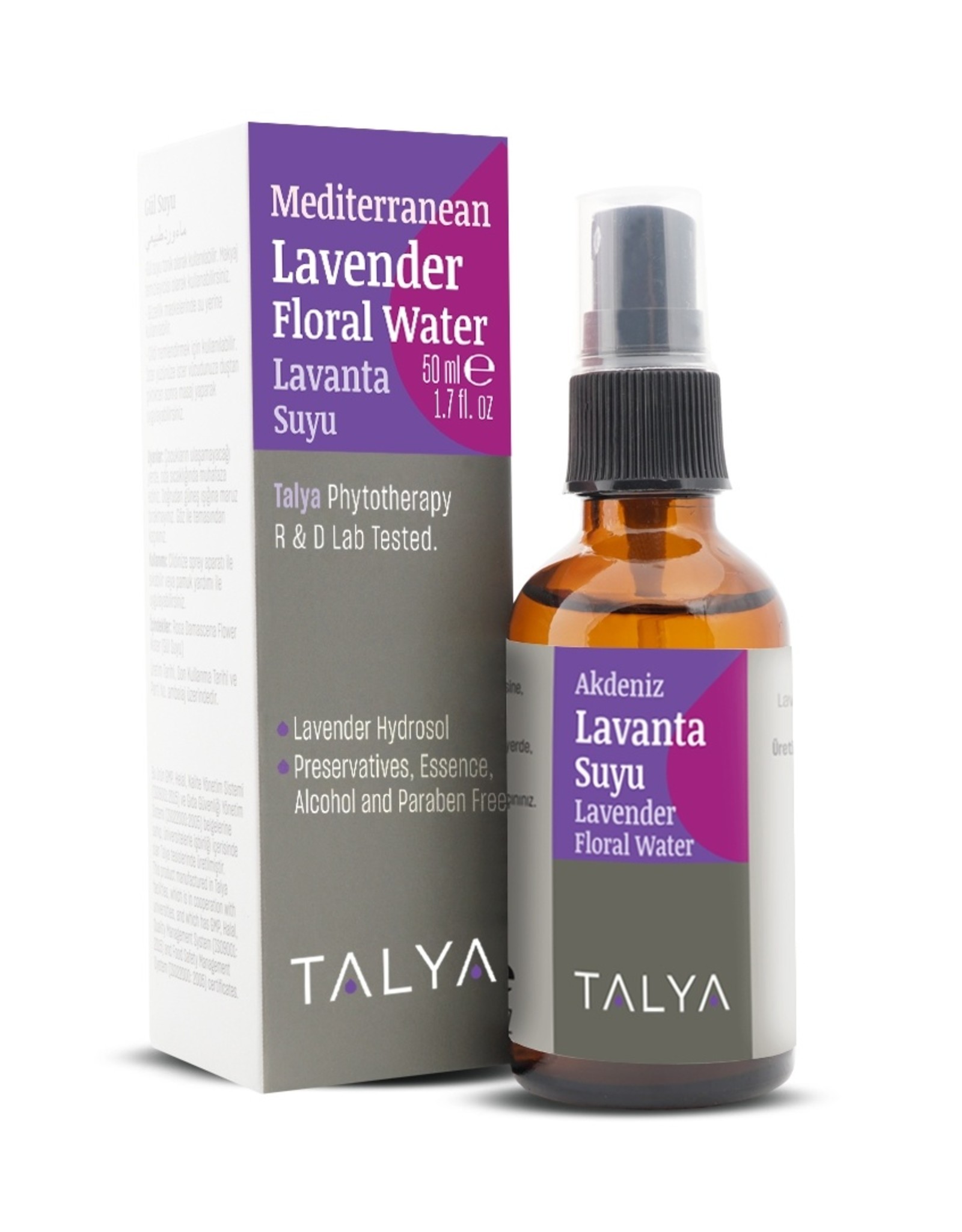 TALYA Talya Mediterraan Lavender Water (100% puur) 50 ml
