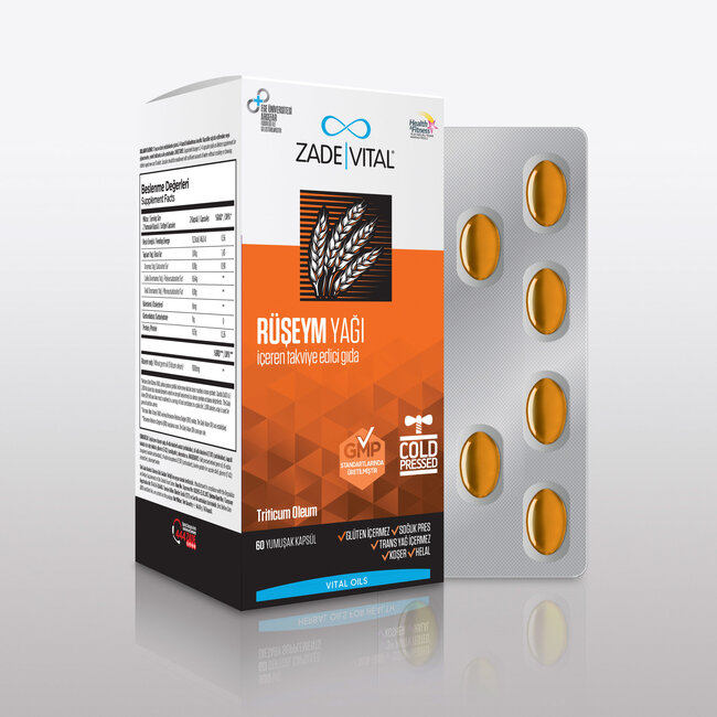 Zade Vital Naturlijke Tarwekiemolie  60 capsules