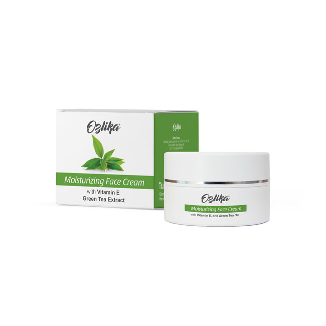 Ozlika Crème hydratante pour le visage avec extrait de thé vert 45 ml