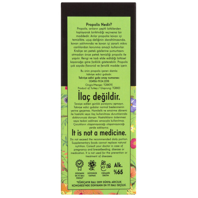 Egricayir Eğriçayır Organik Alkol Bazlı Propolis 20 ml
