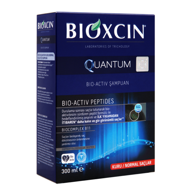 Bioxcin  Quantum Saç Dökülmesine Karşı Şampuan 300ml (kuru/normal saç)