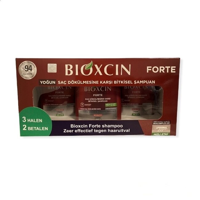 Bioxcin Forte Şampuan 3x300 ml (3 al, 2 öde)