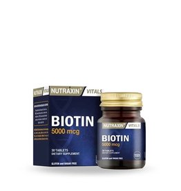Nutraxin Biota Nutraxin Biotin 5000 Mcg 30 Tablet