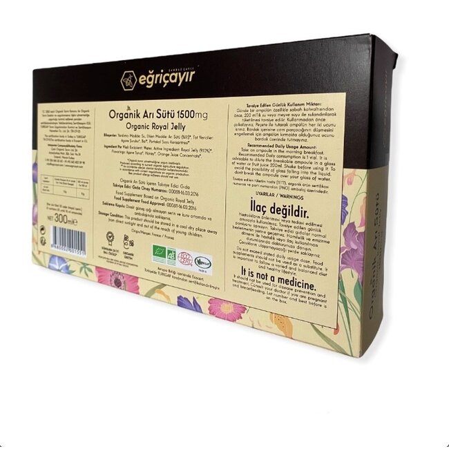 Egricayir Eğriçayır Biologische Royal Jelly 20 Ampullen