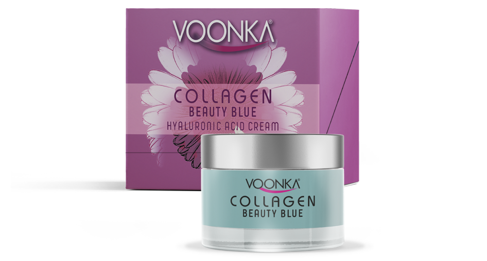 Voonka Collagen Beauty Blue Hyaluronic Acid Cream 50 ml Herbal Drogist