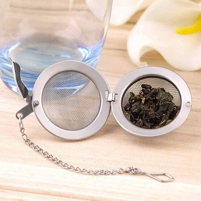 Green Life Stainless steel tea ball strainer 4.5cm (for loose leaf tea)