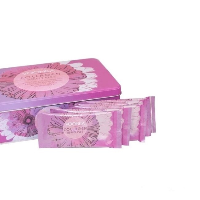 Voonka   Collageen Beauty Plus Groene Appelsmaak - 30 Sachets