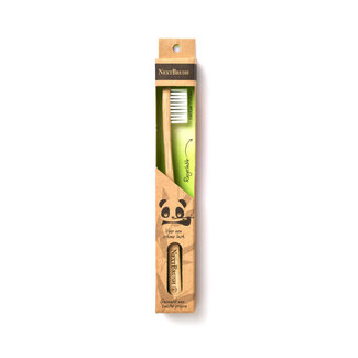 NextBrush Brosse à dents en bambou NextBrush pour enfants – à partir de 5 ans