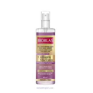 Bioblas Acondicionador Sin Enjuague Bioblas Colágeno + Queratina 200 ml