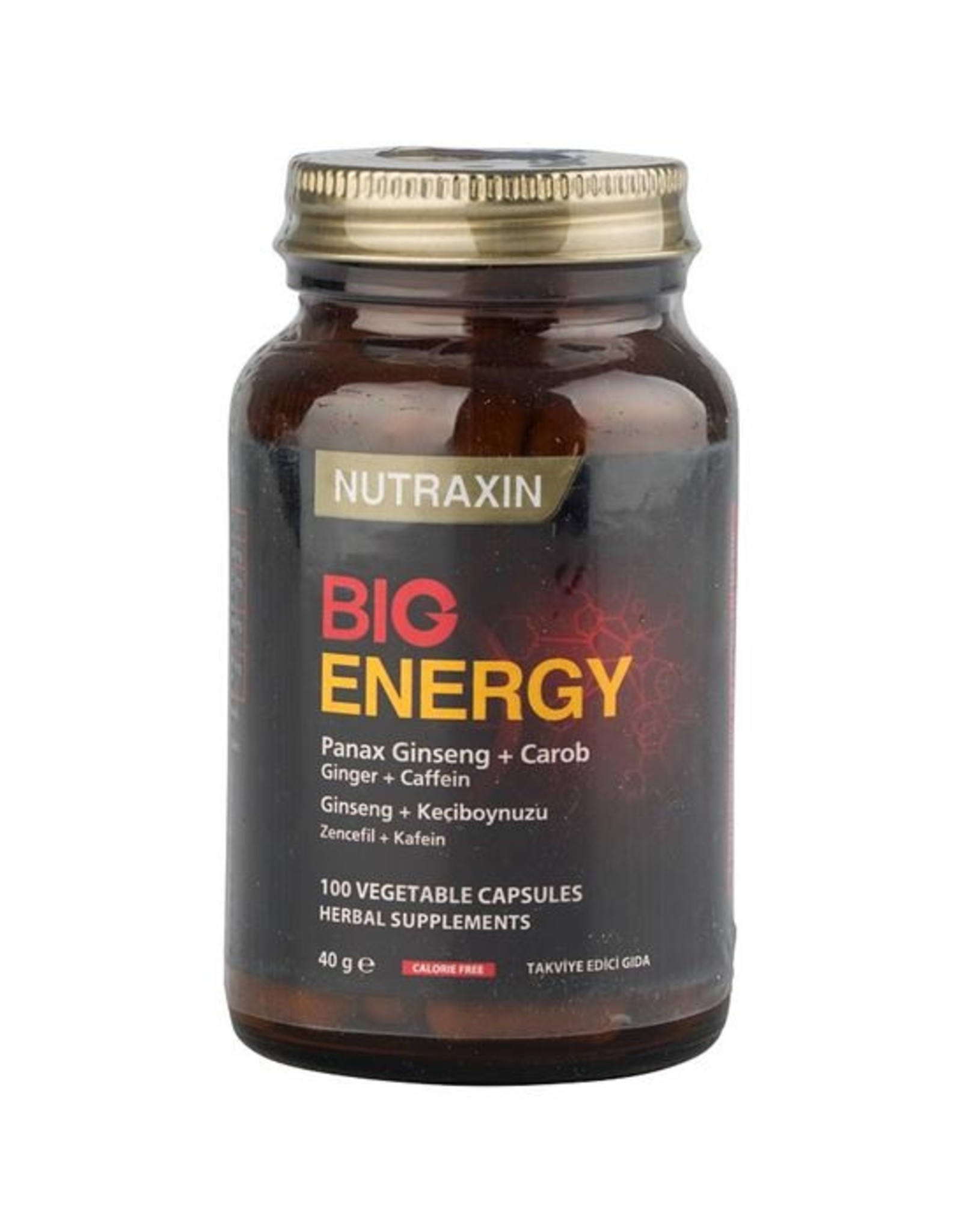 Gemarkeerd Vlak Ijdelheid Nutraxin Big Energy - Ginseng, Johannesbrood en Gember - 60 capsules -  Herbal Drogist