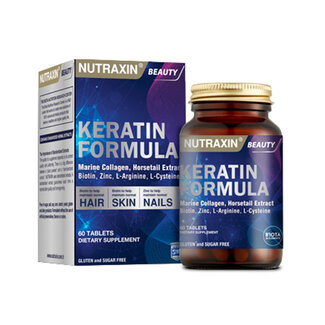 Nutraxin   Keratin Formülü 60 kapsül (saç, cilt ve tırnaklar)