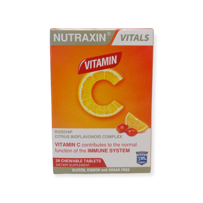 Nutraxin   Vitamine C + Cynorrhodon + Bioflavonoïdes - 28 capsules