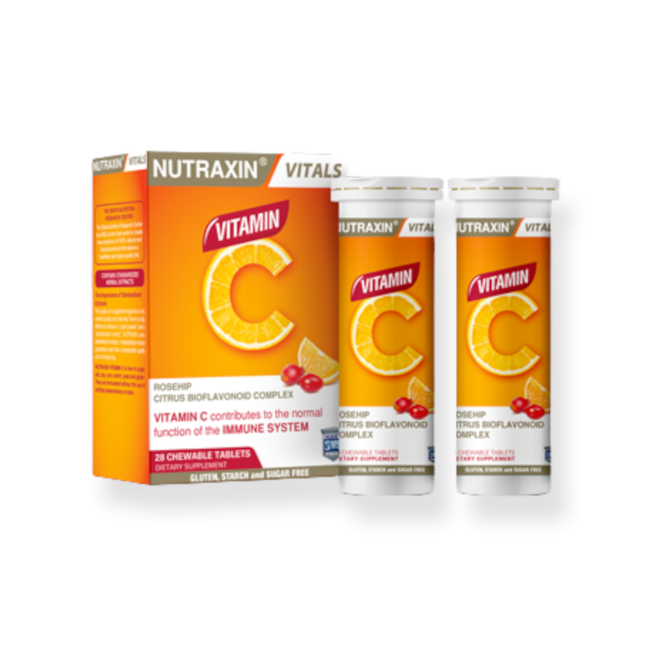 Nutraxin   Vitamin C + Kuşburnu + Bioflavonoids - 28 Kapsül