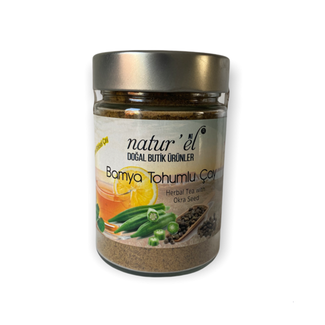 Herbal Drogist Doğal Bamya Tohumlu Çay 150g