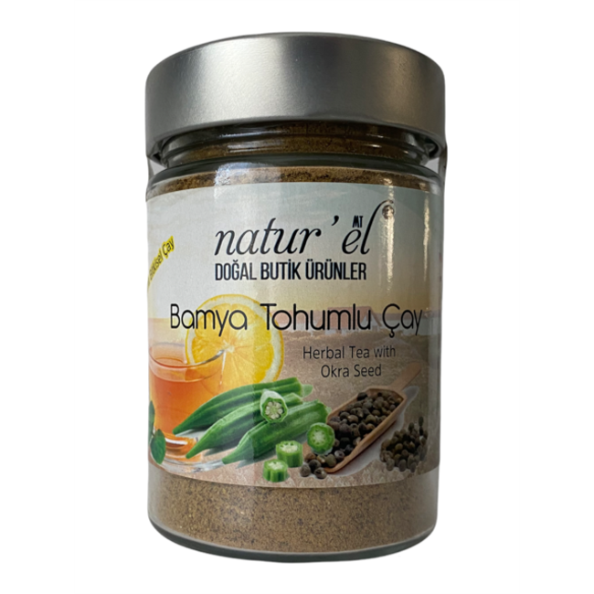 Herbal Drogist Doğal Bamya Tohumlu Çay 150g