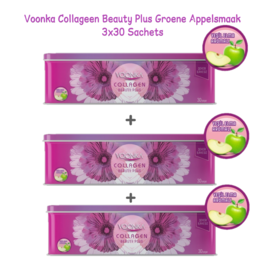 Voonka Collagen Voonka Collagen Beauty Plus Yeşil Elma Aromalı 3x30 Saşe