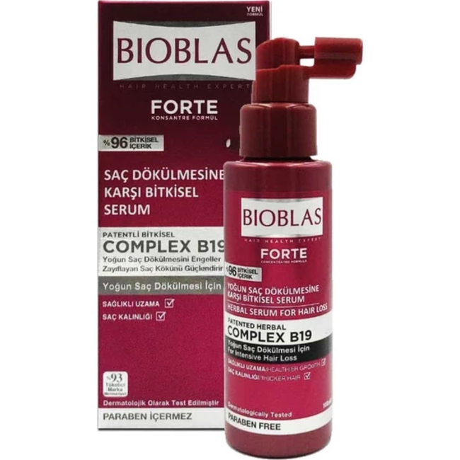 Bioblas Forte Saç Dökülmelerine Karşı Bitkisel Serum 100 ml