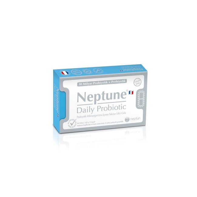 Neptune Neptune Daily Probiotic 15 capsules (10 miljard probiotica + Prebiotica)
