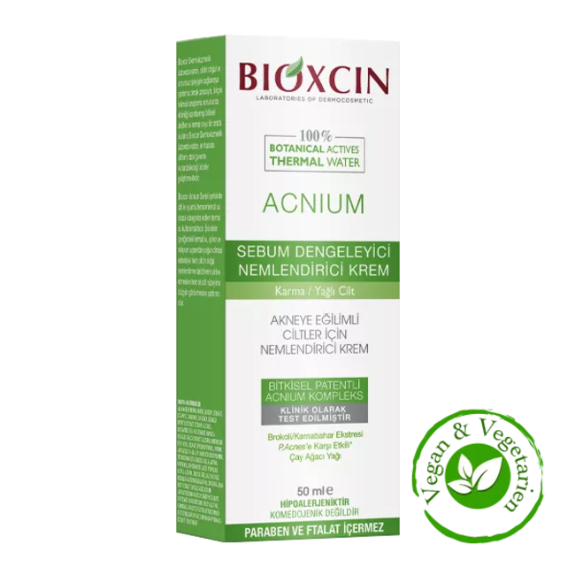 Bioxcin Acnium Sebum Balancing Hydraterende Crème 50 ml