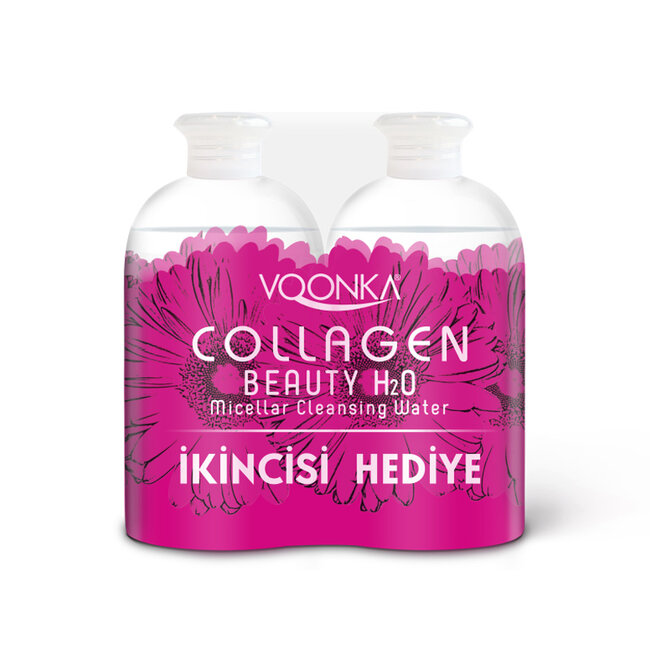 Voonka   Collagen Beauty H₂O Micellar Reinigingswater 2x500 ml