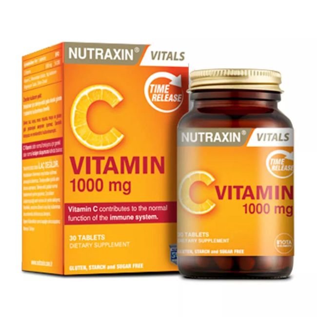 Nutraxin   Vitamine C 1000 mg 30 comprimés
