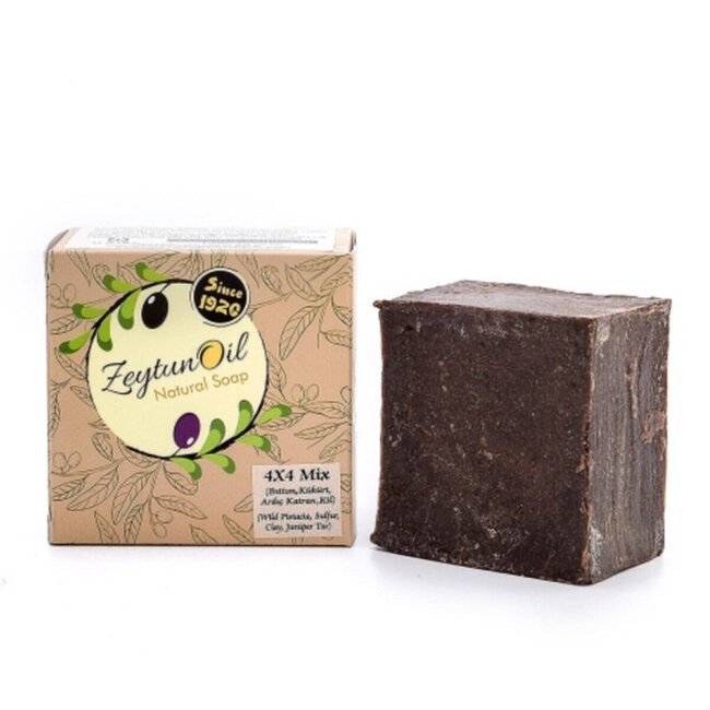 Zeytunoil  4x4 Mix Natural Soap 140 g