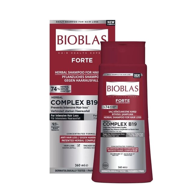 Bioblas Forte Shampoo 360 ml (gegen intensiven Haarausfall)