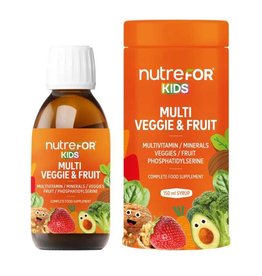 Nutrefor Nutrefor Kids Multi Veggie & Fruit Siroop 150 ml