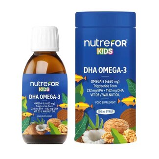 Nutrefor Nutrefor Kids DHA Omega-3 Siroop 150 ml