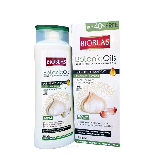 Bioblas Champú  sin Olor con Extracto de Ajo 500 ml