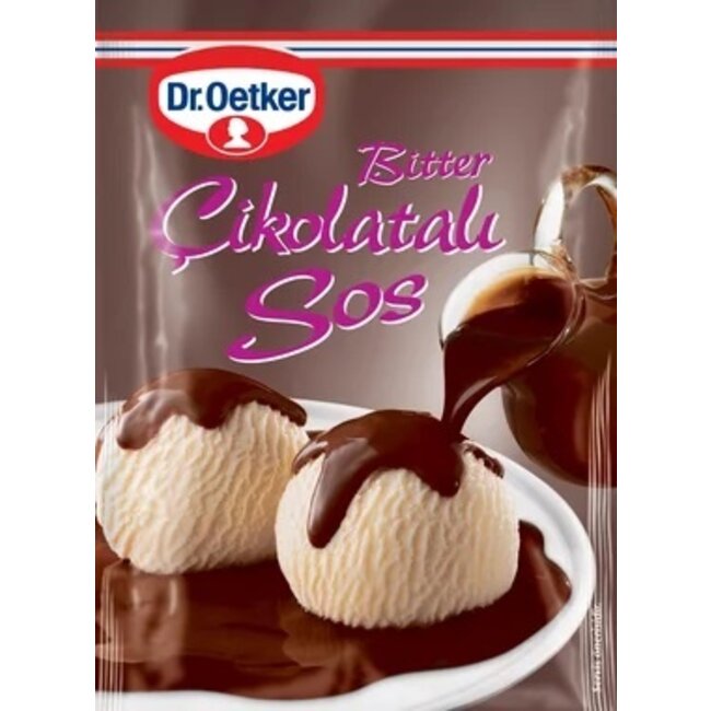 Dr Oetker Dr. Oetker Bittere Chocoladesaus 125g