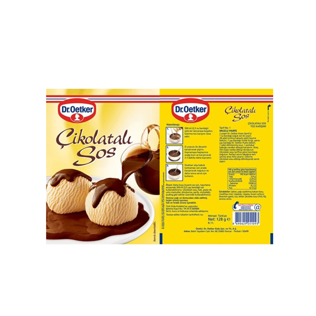 Dr Oetker Dr. Oetker Çikolatalı Tatlı Sos 128g