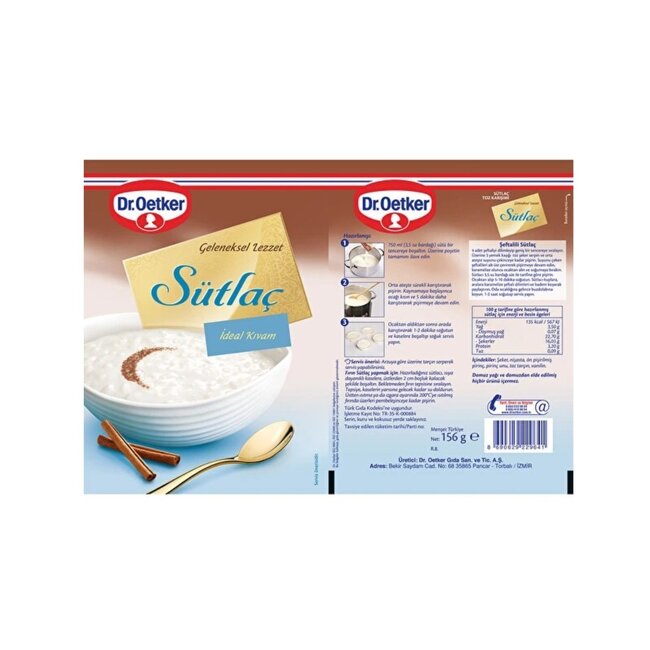 Dr Oetker Sütlaç 156 g